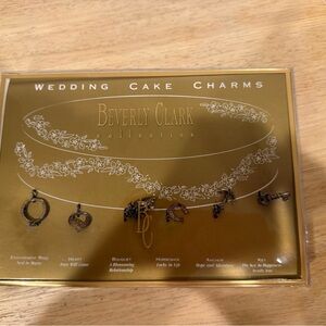 Gold Wedding Cake Charms